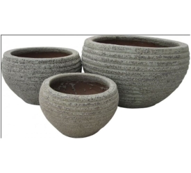 CERAMIC POT, ATLANTIS WHITE NV-91443